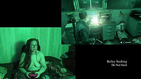 Naked BBW Glasses Brunette Lake House Game