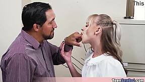 Cute Petite Flat Chested Asian Teen Sucks Cock In Country Group 4some Blowbang!