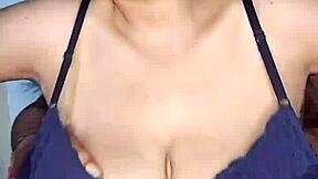 Do My Huge Saggy Indian Milf Tits Tempt Your Cock?