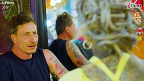 pornstar tattoo girl with pierced nipples gets her ass destroyed atm deepthroat facial from client