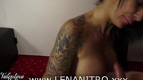 German milf blows her ex's cock hard