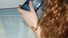 my gamer latina teen squirts hard on stepdad's cock during call of duty