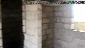 bbw ebony ignores husband bends over for young bbc creampie in unfinished building outdoors