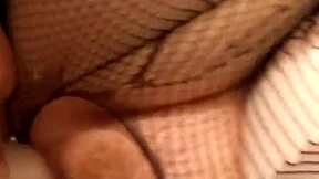 whoa this masked bbw ginger wife with huge tits shakes her fat ass in amateur homemade clip