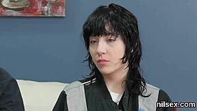 Peculiar Cutie Ass Pounded in Hardcore Nuthouse Therapy