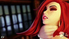 Missfortune, bend over for that hard doggystyle pounding now!