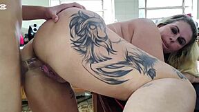 tiffany montana teaches shy virgin to dominate her big ass tits milk piss choke intense femdom lesson part three