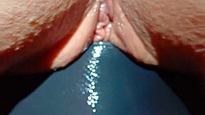 mature blonde cougar spreads shaved pussy grinding to wet ecstasy