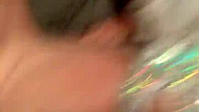 whoa this masked bbw ginger wife with huge tits shakes her fat ass in amateur homemade clip