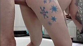 Steamy bath sex tension builds ends with creampie mouth blonde brunette big cocks