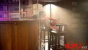 WOW, LILLY BELLA'S TIGHT ASS RIDES ANAL FANTASY TO ECSTASY IN BAR BANG!