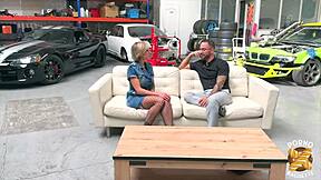 Didine Gorgeous Milf Brutally Slammed in Lingerie by Big Tits European Stud