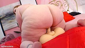 hey chubby redhead asstyn, that toy's hitting your ass just right