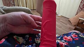 pregnant milf strips sexy outfit in homemade pov tease