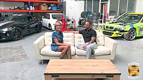 Didine Gorgeous Milf Brutally Slammed in Lingerie by Big Tits European Stud