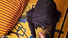 did that hot hooded stranger really deepthroat my cock so good??