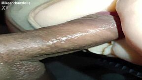 candy bent over desk for tight asshole creampie in beige panties anal fuck