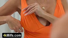 luxury blonde milf gigi offers stepson some private time in her bedroom