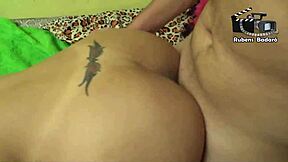 MILF Latina Sucks Cock with Sultry Tits and Pussy Tease