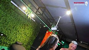 behind scenes with luana aguiar's juicy brazilian ass sitting deep on cock tan lines and all