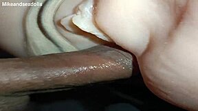 candy bent over desk for tight asshole creampie in beige panties anal fuck