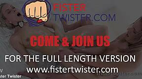 oiled czech blonde lesbian pussy fisted deep by brunette with huge dildo toys