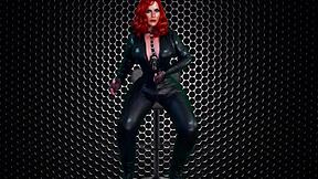 granny carmen angels fucks fat pussy dildo till blacked cum