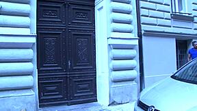 Brunette babe, take this black cock deep in your mouth now!