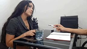 sexy latina secretary slammed by monster cock doggystyle she loves big dicks deep