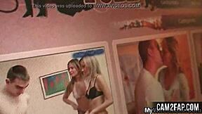 wanna see this blonde granny cheat with head and hard pussy pounding?