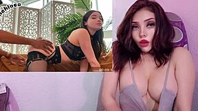 Innocent latina teen's halloween surprise giant cock anal creampie orgasm pov