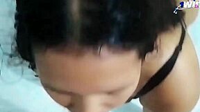 milf gulps cum cuz cuck can't fuck me i tease his tiny cock then swallow his load he's pathetic