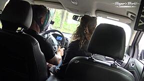 i couldn't believe how my nympho wife julia north took that quick anal in the forest... so hot