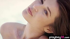 Can Ukrainian Teen Serena Wood Bare Her Pussy Outdoors?