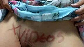 brunette wife verification video reveals her intimate side