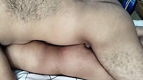 desi couple's normal bed fuck hides wild assplay passion