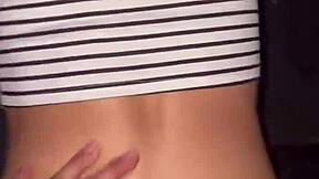 follando linda flaca culona por telefono con su novio cuernudo