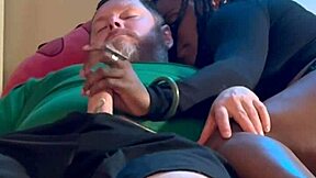 Amateur Ebony Slut Sucks And Fucks Bent Over Doggystyle In Bedroom Hood