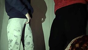 stepsister sneaks in to watch then tempts me into orgasm