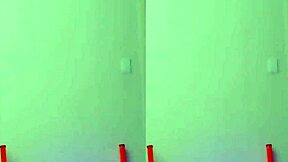 Korean babe dances seductively before dropping for hot blowjob