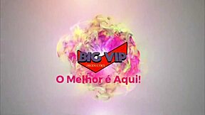 damn this hot novinha flashes her big natural tits on that negao's monster cock