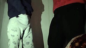 stepsister sneaks in to watch then tempts me into orgasm