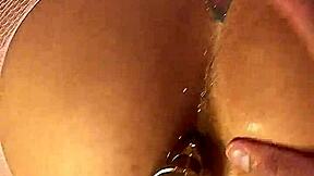 Peruvian milf Angel Lima's ass wrecked ending in cum mouthful