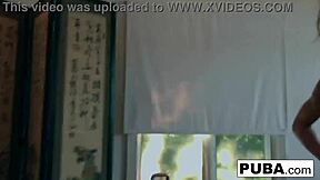 whoa check out this hot teen duo 😍 double blowjob action in our home vid!!