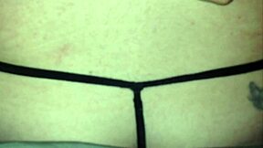 yo this hot wife in thongs shakes her milf ass pussy for epic cumshot tribute