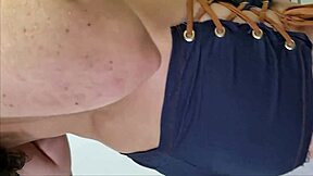 Horny Mature Bride's Bubble Butt Lingerie Tease in Public Wedding Spots