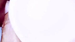 my latina housewife friend licks my pussy then fucks herself with a dildo till she squirts and cums hard