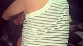 follando linda flaca culona por telefono con su novio cuernudo