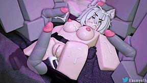 Big cocks destroy asses in epic roblox rule34 compilation!