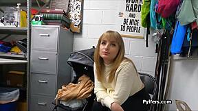 big dick punishes dildo thief hottie in office backroom